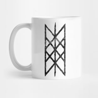 Web of Wyrd - Black Rune Mug